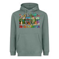 Sage Mexican Dia De Los Muertos Coffee Cups Heavyweight Hoodie - texasbilliewilder