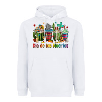 White Mexican Dia De Los Muertos Coffee Cups Heavyweight Hoodie - texasbilliewilder