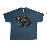 Midnight Navy Sloth Bear Urban Heavy Tee - LillyAllenDesigns