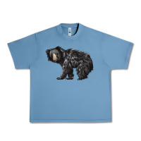Pebble Blue Sloth Bear Urban Heavy Tee - LillyAllenDesigns