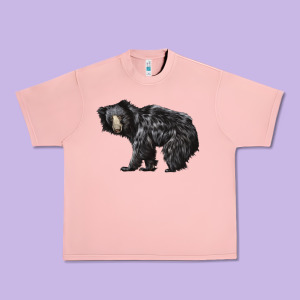 Sloth Bear Urban Heavy Tee Designed By Lillyallendesigns