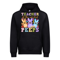 Black Easter Day Teacher of the sweetest peeps Urban Hoodie - OliviaCreatesArt