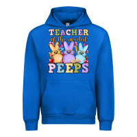 Cobalt Easter Day Teacher of the sweetest peeps Urban Hoodie - OliviaCreatesArt
