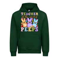 Forest Green Easter Day Teacher of the sweetest peeps Urban Hoodie - OliviaCreatesArt