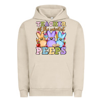 Pigment French Oak Easter Day Teacher of the sweetest peeps Urban Hoodie - OliviaCreatesArt