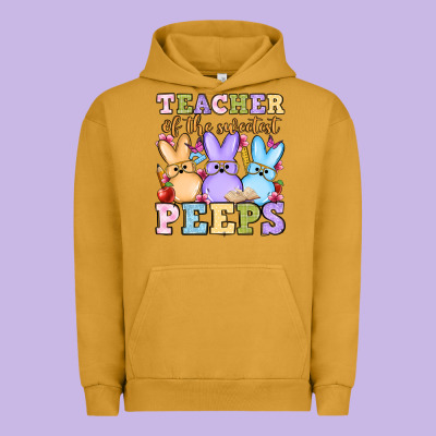 Easter Day Teacher Of The Sweetest Peeps Urban Hoodie Designed By Oliviacreatesart