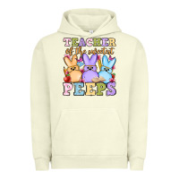 Pigment Pistachio Easter Day Teacher of the sweetest peeps Urban Hoodie - OliviaCreatesArt