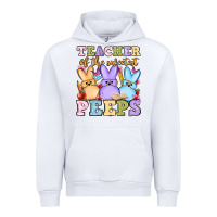 White Easter Day Teacher of the sweetest peeps Urban Hoodie - OliviaCreatesArt