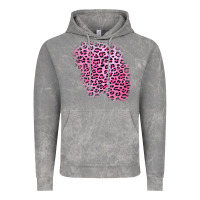 Cloud Rock pink leopard patch Vintage Hoodie - AdoDesignShop