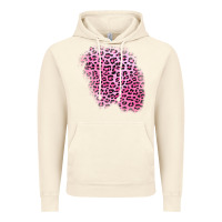 Vintage Artic pink leopard patch Vintage Hoodie - AdoDesignShop