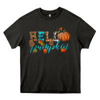 Asphalt hello pumpkin Heavy Core Tee - HRA Design Shop