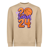 Mushroom senior 2024 basketball Heavyweight Sweatshirt - MaliasSmallBusiness