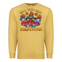 Antique Gold Relax We All Crazy It's Not Competition Premium Sweatshirt - texasbilliewilder