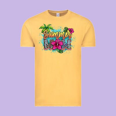 Summer Mom Vintage Tee Designed By Nancycooperartshop