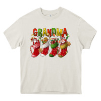 Cream christmas grandma Heavy Core Tee - FaDigitalArtStudio