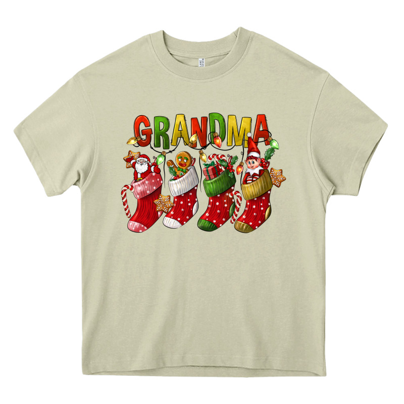 Christmas Grandma Heavy Core Tee by FaDigitalArtStudio | Teevron