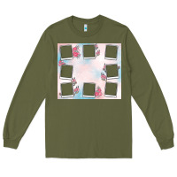 Army Green add your text photo collage life Long Sleeve Tee - MaliasSmallBusiness