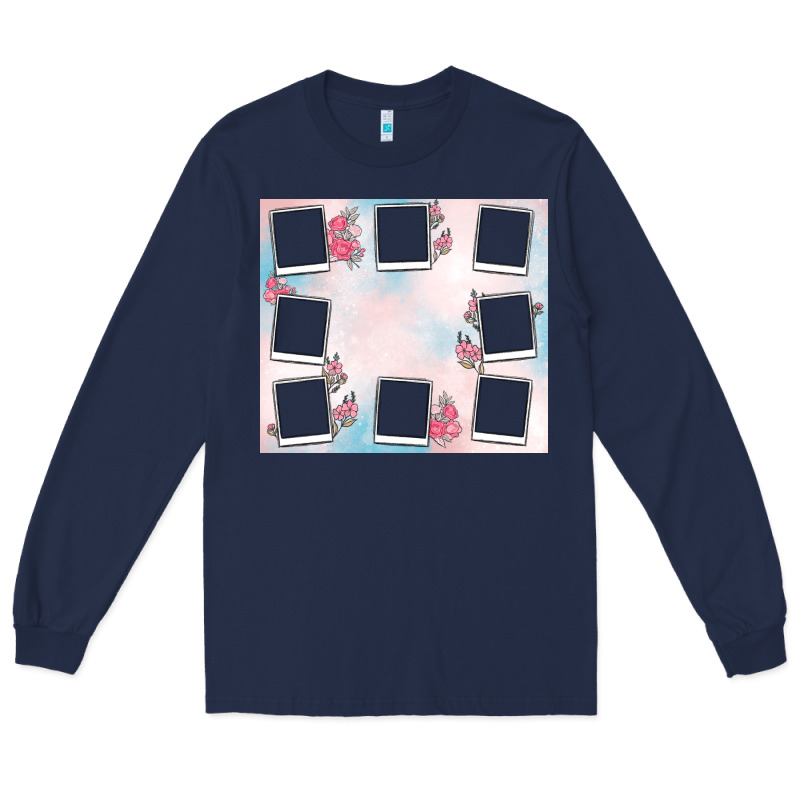 Add Your Text Photo Collage Life Long Sleeve Tee by MaliasSmallBusiness | Teevron