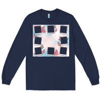 Navy add your text photo collage life Long Sleeve Tee - MaliasSmallBusiness