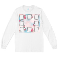 White add your text photo collage life Long Sleeve Tee - MaliasSmallBusiness