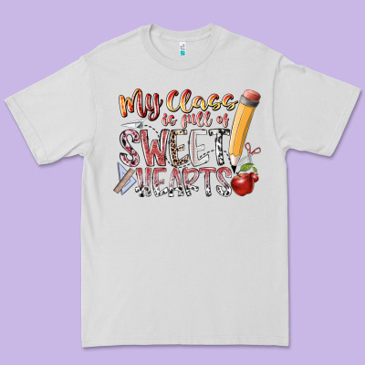 My Class Is Full Of Sweet Hearts Premium Tee Designed By Racoondesign