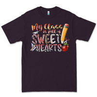 Plum my class is full of sweet hearts Premium Tee - RacoonDesign