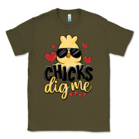 Army Green chicks dig me Classic Tee - MaliasSmallBusiness