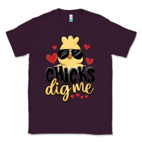 Plum chicks dig me Classic Tee - MaliasSmallBusiness
