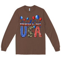 Chestnut made in usa Long Sleeve Tee - JahusDesignShop