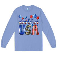 Colony Blue made in usa Long Sleeve Tee - JahusDesignShop