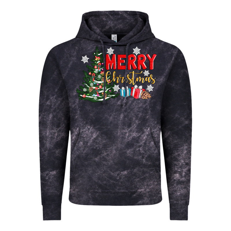 Merry Christmas Tree Vintage Hoodie by AdoDesignShop | Teevron