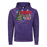 Cloud Purple merry christmas tree Vintage Hoodie - AdoDesignShop