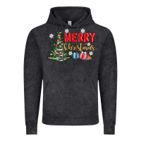 Vintage Black merry christmas tree Vintage Hoodie - AdoDesignShop