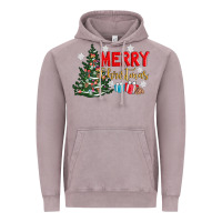 Vintage Zinc merry christmas tree Vintage Hoodie - AdoDesignShop