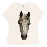 Bone horse head Ladies Tee - RanaPortraitStore
