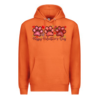 Happy Valentine's Day Paws Valentine's Day Premium Hoodie | Teevron