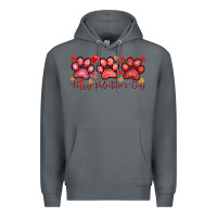 Rock Happy Valentine's Day paws Valentine's Day Premium Hoodie - HowdyJamesFarm