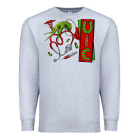 Heather Grey Christmas Character Premium Sweatshirt - NancyCooperArtShop