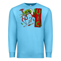 Ocean Blue Christmas Character Premium Sweatshirt - NancyCooperArtShop