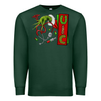 Sports Green Christmas Character Premium Sweatshirt - NancyCooperArtShop