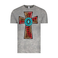 Cloud Rock christmas cross Vintage Tee - BarkalooDesign