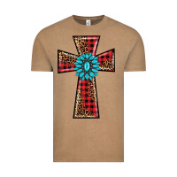 Vintage Coffee christmas cross Vintage Tee - BarkalooDesign