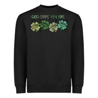 Black god says i am patrick's day Heavyweight Sweatshirt - MaliasSmallBusiness