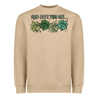 God Says I Am Patrick's Day Heavyweight Sweatshirt | Teevron