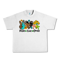 Lunar Rock peace love cross Urban Heavy Tee - AdoDesignShop