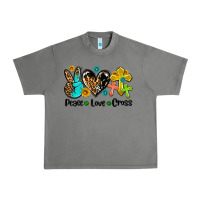 Tornado peace love cross Urban Heavy Tee - AdoDesignShop