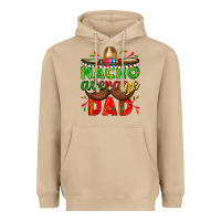 Mushroom Nacho Average Dad with Mustache Heavyweight Hoodie - texasbilliewilder