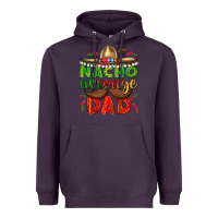 Plum Nacho Average Dad with Mustache Heavyweight Hoodie - texasbilliewilder