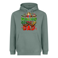 Sage Nacho Average Dad with Mustache Heavyweight Hoodie - texasbilliewilder