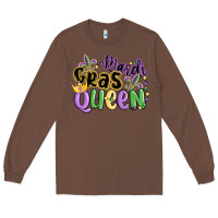 Chestnut mardi gras queen Long Sleeve Tee - MaliasSmallBusiness